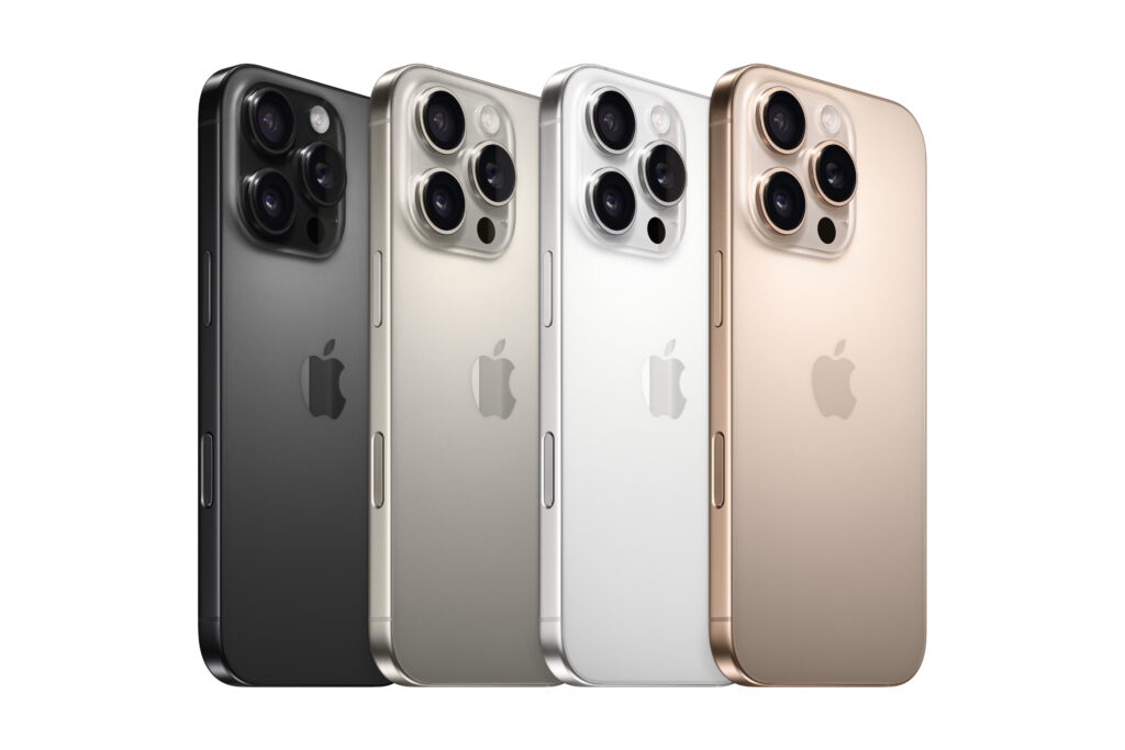 Apple iPhone 16 Pro finish lineup